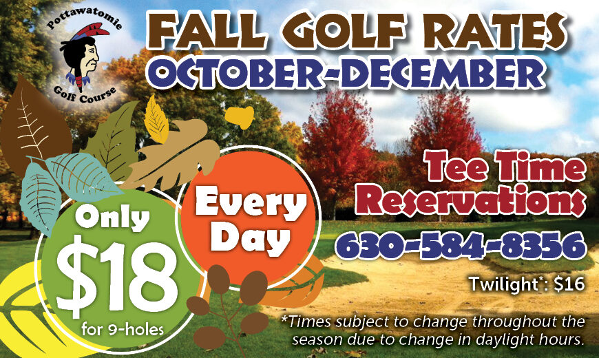 Fall Golf Rates